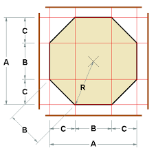 Octagon Layout Calculator