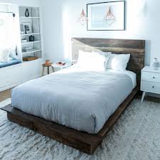 My mattress actually measures a few inches shorter than queen, but i'm going to build for queen anyway because i don't want this does the build plan include putting it against the corner of a tiny bedroom, completely ruining the whole aesthetic of a floating bed? 10 Awesome Diy Platform Bed Designs The Family Handyman
