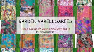 garden vareli nara chiffon sarees