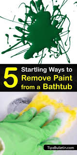 Remove Paint From A Bathtub