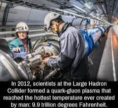 large hadron collider formed