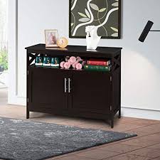 Whether it is old with original chippy paint, or new, made to look old. Vingli Sideboard Buffet Brown Kitchen Sideboard Cabinet Modern Dining Storage Server Multi Functional Buffet Cabinet In Kitchen Dining Room Living Room With Open Shelf In Dubai Uae Whizz Buffets Sideboards