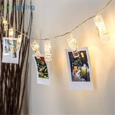 Led Clip Light String To Hang Photos Lights Lantern Picture Lights Led Clip Lighting Party Internet Celebrity Room Decor Lamp Led String Aliexpress
