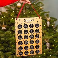 Personalised Acts Of Kindness Reusable Advent Calendar