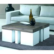 Round Coffee Table With Stools