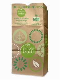 simple truth lawn garden waste bags
