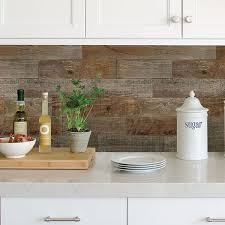 Well, peel and stick backsplash is the right choice for you! Bhf3045 Farm Wood Peel Stick Backsplash By Brewster