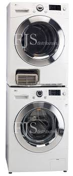 Compact commercial washer/dryer and dryer/dryer options to save space in your laundry room. Lg Stackable Side By Side Washer Wm1388hw And Ventless Condenser Dryer Dlec855w Fjs Distributors