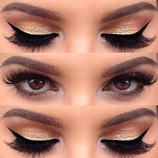 13 charming golden eye makeup looks for