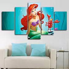 the little mermaid ariel disney canvas