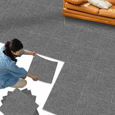 semi glossy easy install carpet tiles