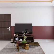 Maroon Solid Wall Paint Wall Design