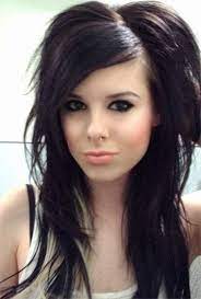 This hairstyle right here is the best that you can get in a formal gothic hairstyle where the hair is not quite similar to an emo cut but still has traits in bits. Pin By Shana On Hairstyles Haircuts For Long Hair Long Hair Styles Emo Haircuts