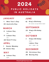 public holidays in australia 2024