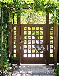 Wood Garden Gates By Prowell Woodworks