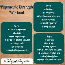 plyometric strength workout and