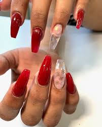 #diy whether long or short, red nails are fabulous, bright and classic at the same time. 30 Best Red Acrylic Nail Designs Of 2020 Red Acrylic Nails Red Nail Designs Popular Nail Designs