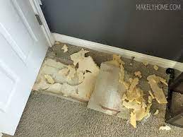 carpet ripped up by dog makely