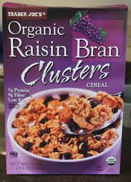 organic raisin bran cers cereal