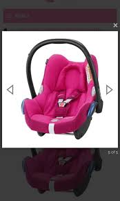 Maxi Cosi Cabriofix Baby Car Seat Pink
