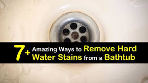 Remove Hard Water Stains From A Bathtub