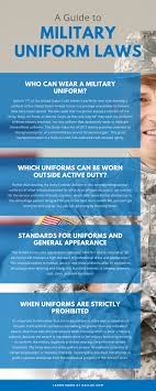 a guide to military uniform laws kel
