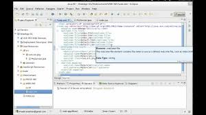 web application with eclipse ide