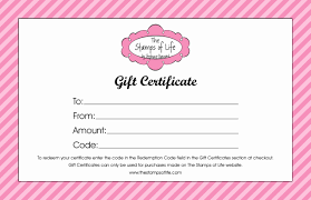 Homemade Gift Certificate Templates Free Lovely 21 Free Free
