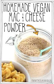 homemade vegan mac cheese powder it