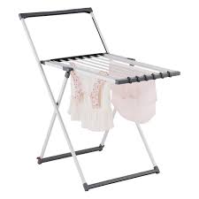 You can easily move the home solution foldable garment & clothes drying rack around your home thanks to its removable wheels. Cloth Drying Rack