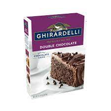 Ghirardelli Chocolate Cake Mix gambar png