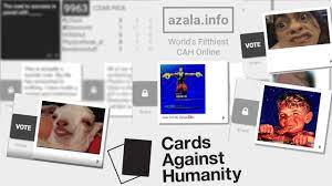 You can play pretend your xyzzy and azala: Cards Against Humanity But The Funniest Picture Wins Youtube
