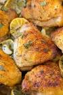 baked chicken with lemon and herbs