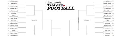 Official 2019 Texas High School Football Playoff Brackets