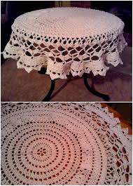 25 free crochet tablecloth patterns