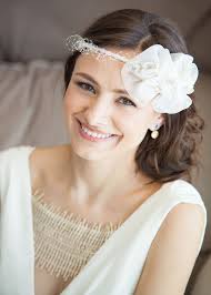 russian bridal makeup with headpiece