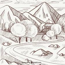 landscape drawing images free