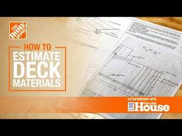 How To Calculate Deck Materials The