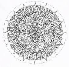 An intricate mandala inspired by indian art and deisgn. Image Coloring Mandala Coloring Online In Indian Mandala Coloring Pages Indian Ceremony Mandala Abstract Coloring Pages Mandala Coloring Pages Mandala Coloring