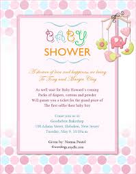 Baby Shower Party Invitation Wording Wordings And Messages