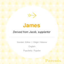 James Baby Names Baby Names Baby Girl Names Unisex
