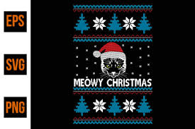 Ugly Christmas Sweater Design Vector Graphic By Ajgortee Creative Fabrica