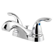 pfister polished chrome 2 handle 4 in