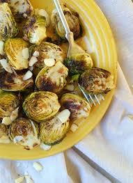 oven roasted garlic brussels sprouts