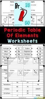 elements science worksheets