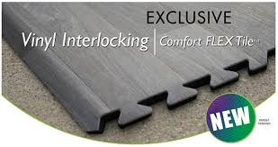 comfortable interlocking vinyl floor
