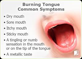 burning tongue symptom information