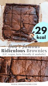 boo s ridiculous brownies 29 calories