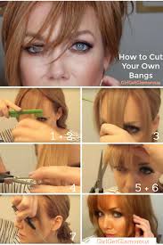 You look young and flirty. How To Cut Trim Your Own Bangs At Home Like A Pro Girlgetglamorous