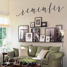 Remember Word Art Wall Decal Wall